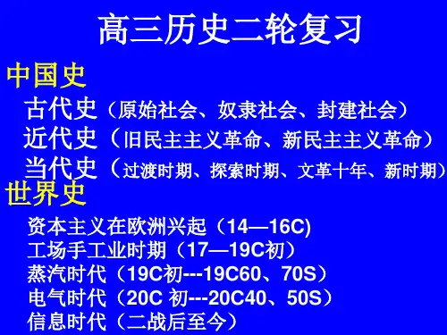 通史复习中国古代史市公开课获奖课件省名师示范课获奖课件