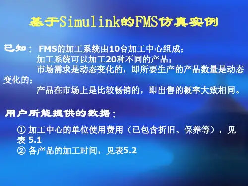 柔性制造系统的建模与仿真研究