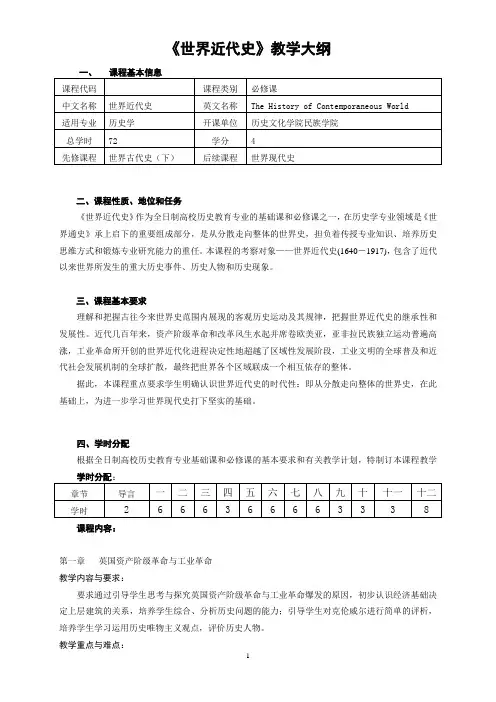 世界近代史
