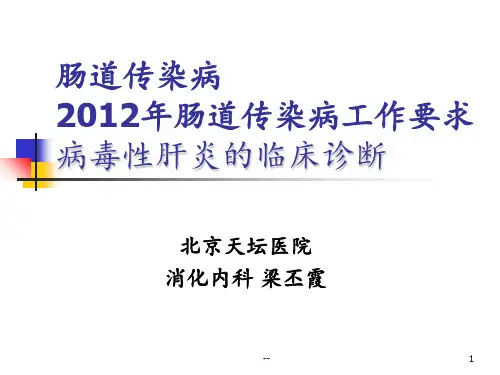 肠道传染病PPT课件
