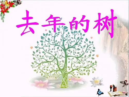 《去年的树》PPT课件2