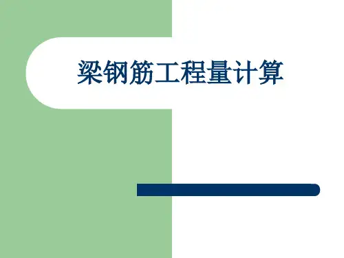 梁钢筋工程量计算
