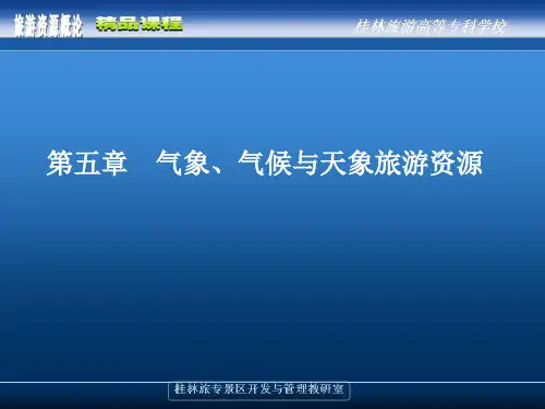 气候与天象旅游资源