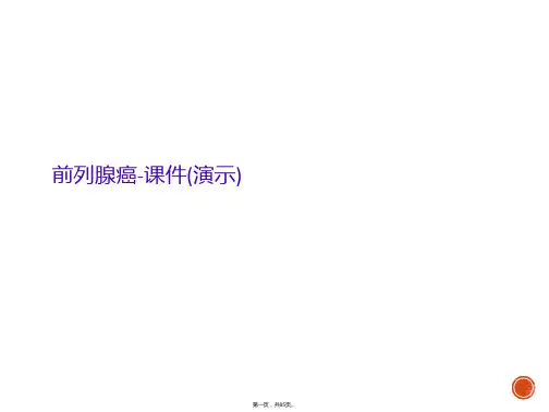 前列腺癌-课件(演示)