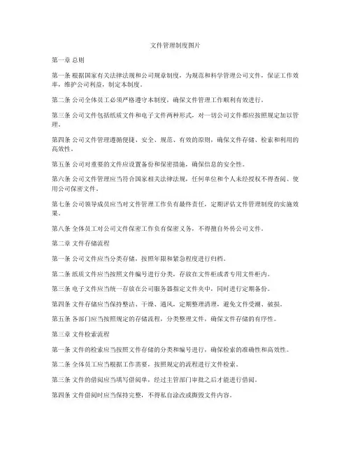 文件管理制度图片