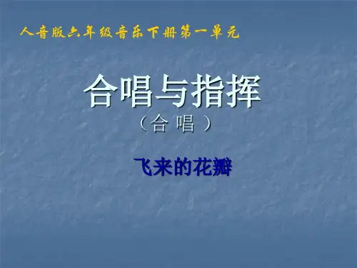 《飞来的花瓣》PPT课件