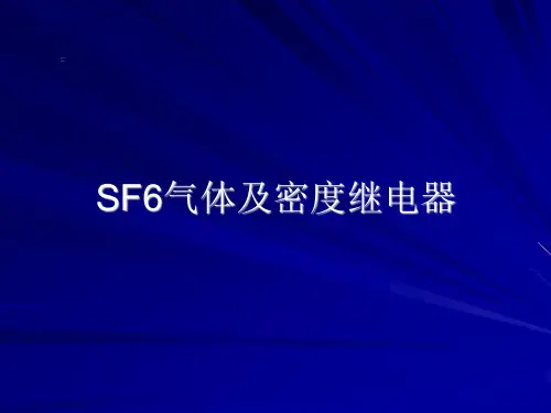 SF6及密度继电器