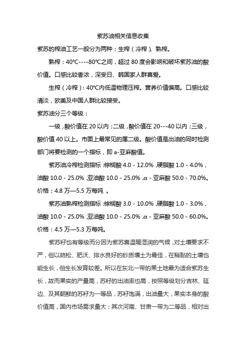 紫苏油