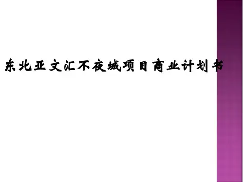 最新文汇不夜城项目商业策划