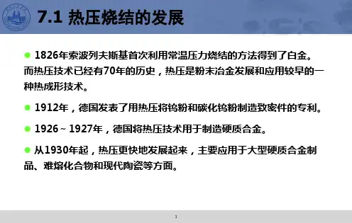 热压烧结