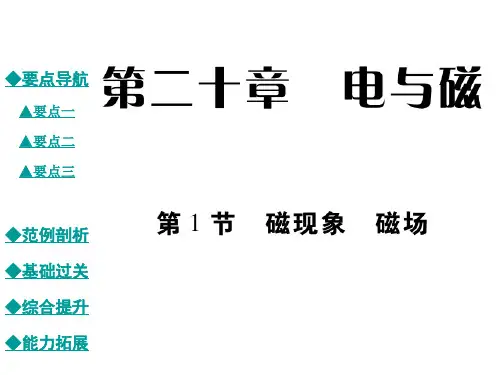 九年级物理全册 20.1 磁现象 磁场教学课件 (新版)新人教版