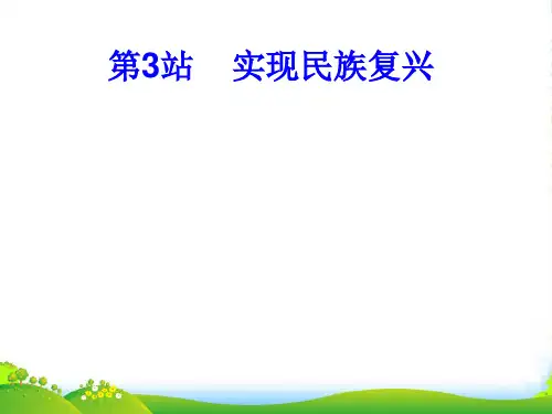 九年级政治全册 第十一课 展望祖国未来 实现民族复兴课件 北师大版
