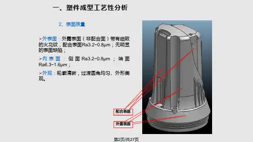 塑料注射模设计实例