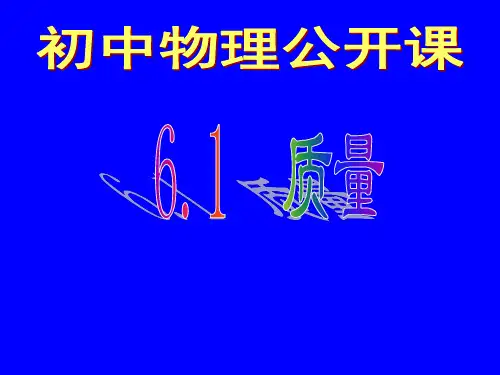 质量PPT课件(人教版)