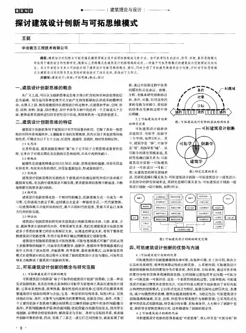 探讨建筑设计创新与可拓思维模式