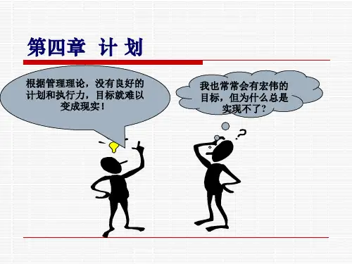 计划职能计划职能概述