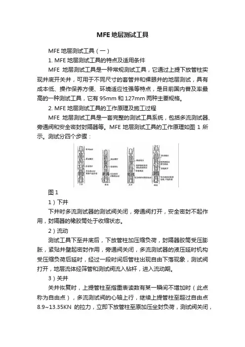 MFE地层测试工具