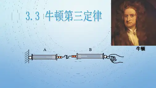 牛顿第三定律课件-高一物理人教版(2019)必修第一册
