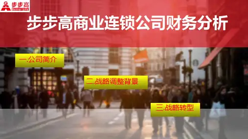 步步高公司分析