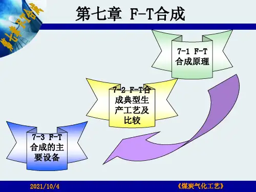 费托合成原理工艺及设备