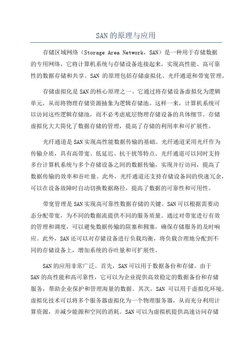 SAN的原理与应用