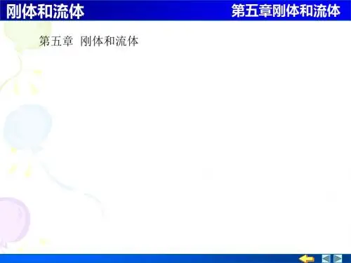 第五章刚体与流体