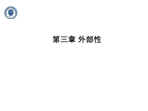 管理经济学 3 外部性