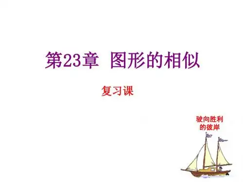 《图形的相似复习课》课件.ppt