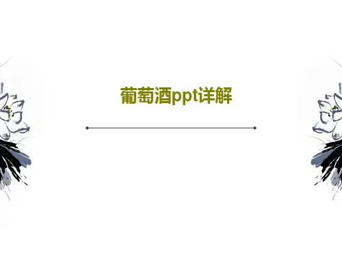 葡萄酒ppt详解26页PPT