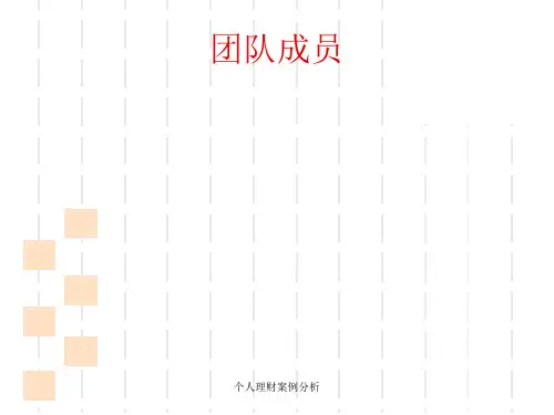 个人理财案例分析课件