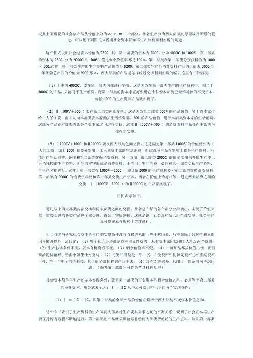 政治经济学-关于对社会再生产的理解