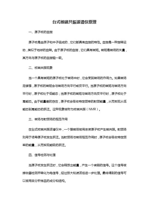 台式核磁共振波谱仪原理