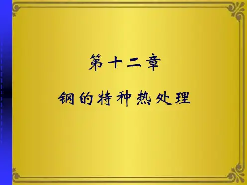 钢的特种热处理(共60张PPT)