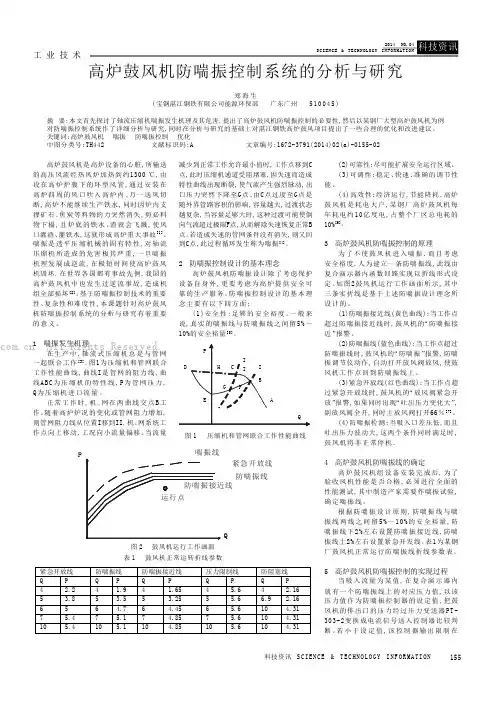 高炉鼓风机防喘振控制系统的分析与研究