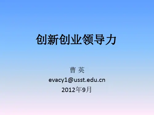 创新创业领导力