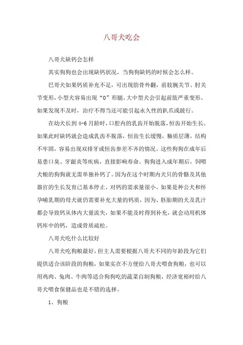 八哥犬吃会