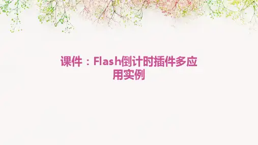 里使用的多种Flash倒计时插件课件