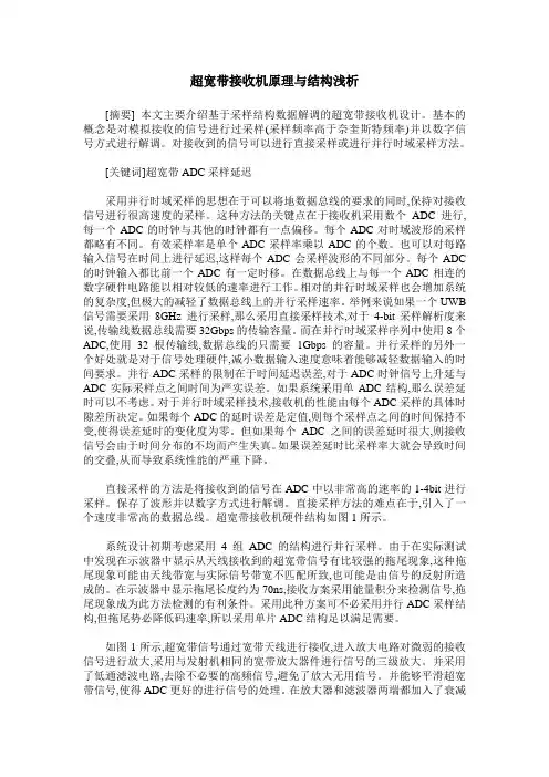 超宽带接收机原理与结构浅析