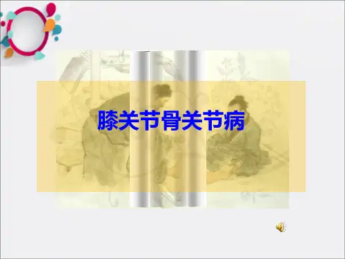 膝关节骨关节病ppt课件