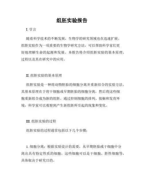 组胚实验报告
