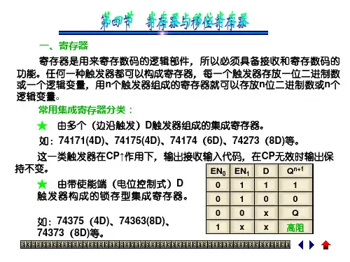 -寄存器与移位寄存器