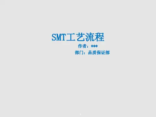 SMT工艺流程精选全文
