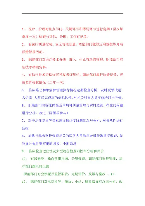 职能部门督查