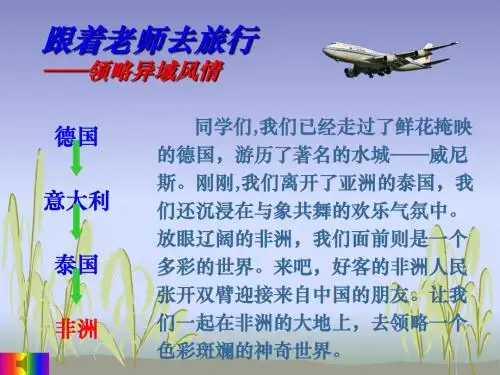 人教版五年级下册28课-彩色的非洲