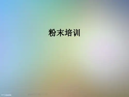 粉末培训_