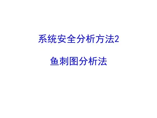 系统安全分析方法2 鱼刺图分析法
