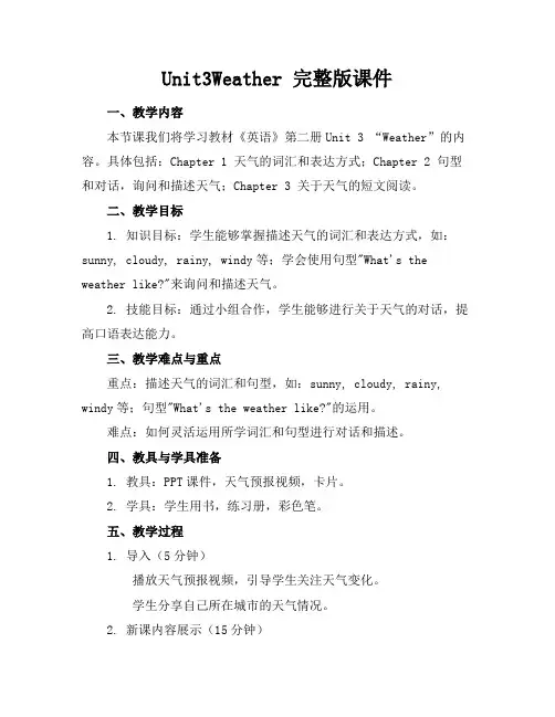 Unit3Weather完整版课件