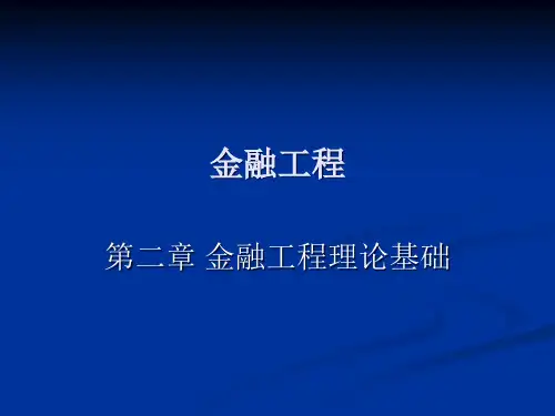 金融工程理论基础.pptx