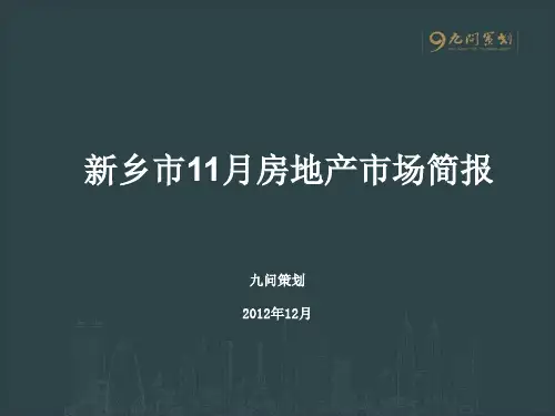 新乡11月份市场简报ppt.ppt