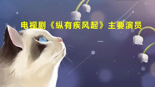 电视剧 纵有疾风起 主要演员